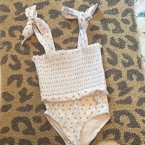 Floral Kids Swim One Piece